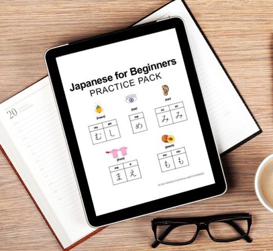 Japanese for Beginners Practice Pack