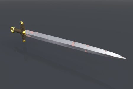 Create 5 Low Poly Swords For 3D Character Models