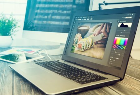 a guide on creating a website using Adobe Photoshop, featuring advanced techniques in Adobe Illustrator CC advanced