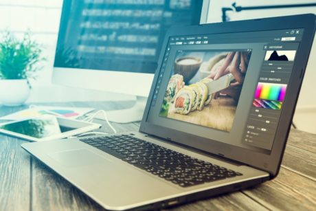 a guide on creating a website using Adobe Photoshop, featuring advanced techniques in Adobe Illustrator CC advanced