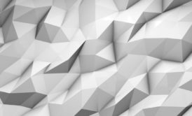 low poly grey and white background