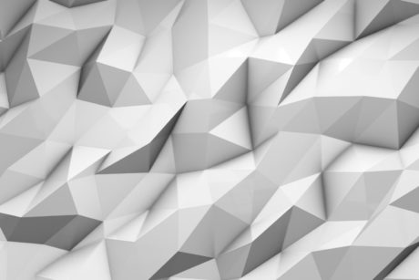 low poly grey and white background