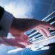 person playing the piano