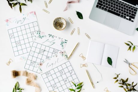 wedding planners desk