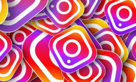 stack of instagram logos