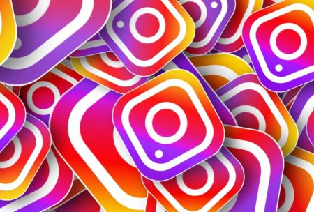 stack of instagram logos