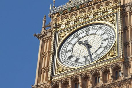 london tower clock