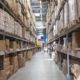 aisle in a warehouse filled with products, showcasing stock footage from an Alibaba supplier