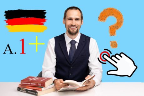 german flag and language instructor