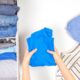 woman organizing clothes