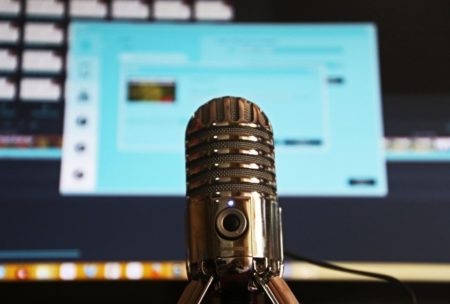 Start a podcast on anchor.fm with free hosting, automatic sponsorships, mobile apps on iOS and android for recording and editing, and one click distribution.