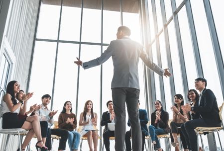 Discover five public speaking strategies to show more confidence and set the stage as a reliable resource in your career