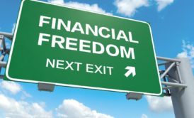 financial freedom exit sign