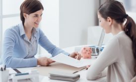 women discussing financial plan