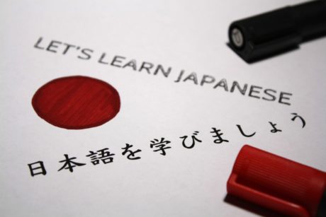visual representation of learning japanese for beginners, showcasing tools and methods to facilitate understanding