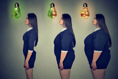 a woman transformation to lose weight without exercise