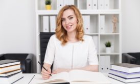 woman writing novel