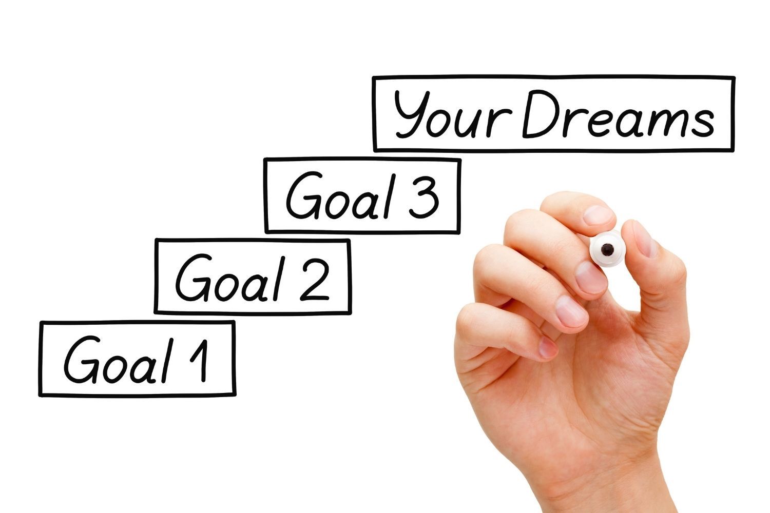 The Goal Is To Be Self made Goal Setting: Self Development For Instant Success | Skill Success
