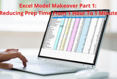 excel on silver laptop