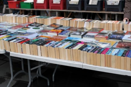 stack of books