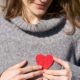 woman wearing grey sweater