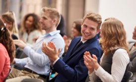 applauding audience