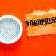 white clock and wordpress