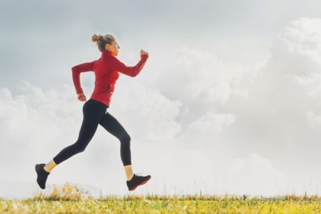 woman running