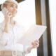 female entrepreneur talking on phone