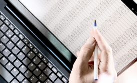 excel vlookup on black laptop