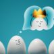 egg dreaming of becoming king, a representation of narcissistic personality disorder