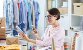 woman taking photo of product for online arbitrage