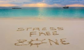 stress free zone beach