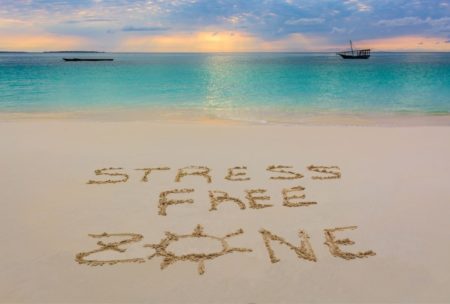 stress free zone beach