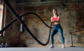 woman doing HIIT workout