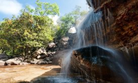 natural waterfall landscape