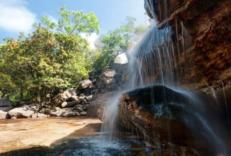 natural waterfall landscape