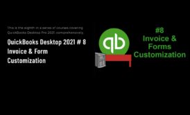 quickbooks invoice and form customization course cover