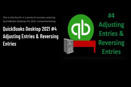 quickbooks adjusting and reversing entries course cover
