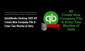 quickbooks create new company file course cover