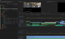 screenshot of video being edited on adobe premiere pro