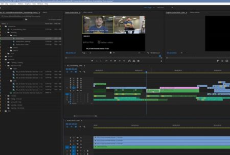 screenshot of video being edited on adobe premiere pro