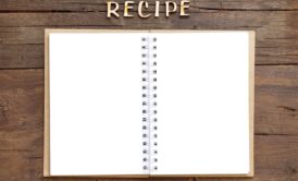 blank recipe book