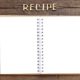 blank recipe book