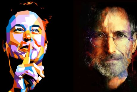 entrepreneurs elon musk and steve jobs