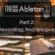 ableton live 11 recording and warping course cover