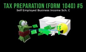 course cover tax preparations self employed business income