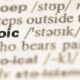 stoic word on dictionary