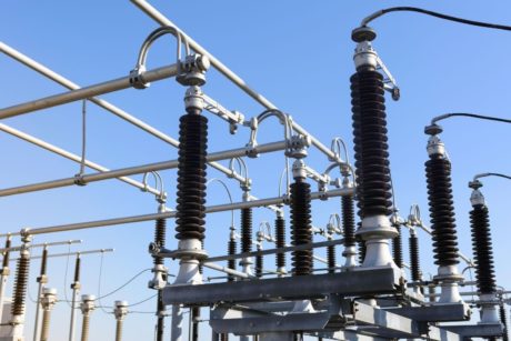 close up of power circuit system