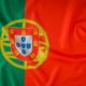 close up of the portuguese flag